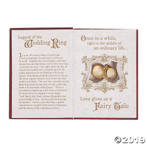 Lilian Rose Red & Gold Fairy Tale Storybook Ring Holder (1 Piece(s))