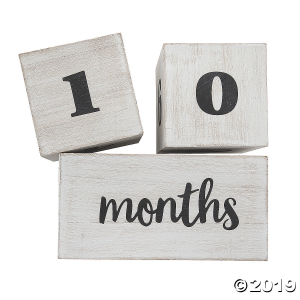 Baby Milestone Blocks (1 Set(s))