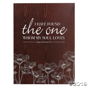 Song of Solomon 3:4 Sign (1 Piece(s))