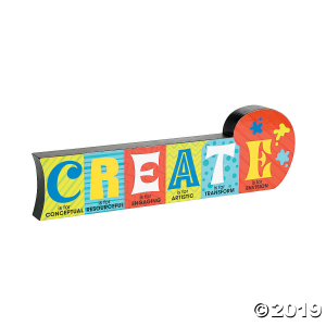 Create Inspirational Décor Block (1 Piece(s))