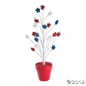 Patriotic Star Tabletop Tree (1 Piece(s))