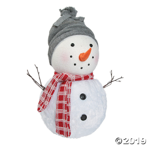 Plush Holiday Snowman (1 Piece(s))