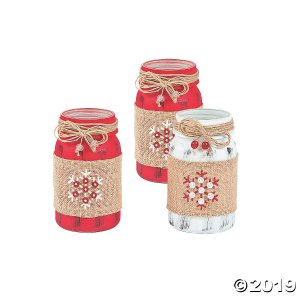 Holiday Handicraft Mason Jar Centerpiece (1 Set(s))