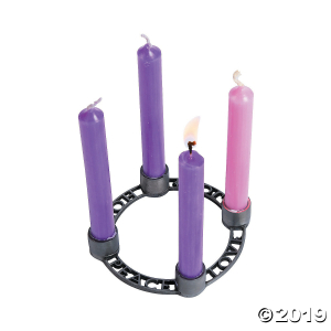 Mini Advent Wreath with Candles (1 Set(s))