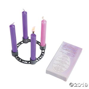 Mini Advent Wreath with Candles (1 Set(s))