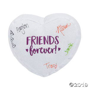 Mini Autograph Friends Forever Plush Hearts (Per Dozen)