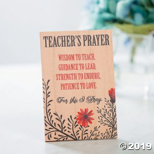 Teacher's Prayer Sign (1 Piece(s))