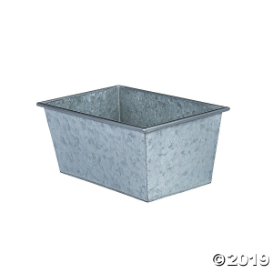 Galvanized Metal Rectangular Box (1 Piece(s))