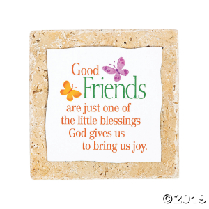 Good Friends Sentiment Tile (1 Piece(s))