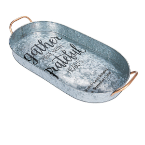 Personalized Wedding Galvanized Metal Tray (1 Piece(s))