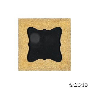 Gold Glitter Chalkboard Frame (1 Piece(s))