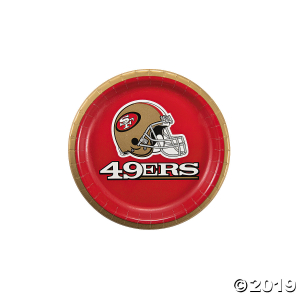 NFL® San Francisco 49ers Paper Dessert Plates (8 Piece(s))