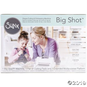 White with Gray Sizzix® Big Shot Machine (1 Piece(s))