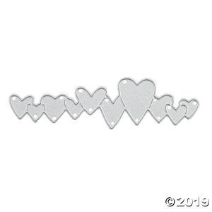 Row of Hearts Cutting Die (1 Piece(s))