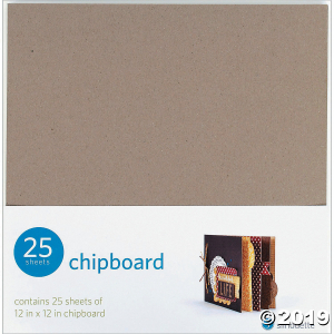 Silhouette Chipboard 12"X12" 25/Pkg- (1 Piece(s))
