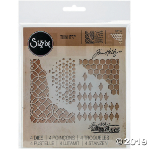 Sizzix Thinlits Dies By Tim Holtz 4/Pkg-Mixed Media (1 Set(s))
