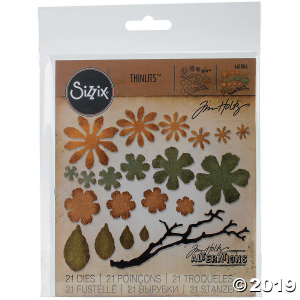 Tim Holtz® Sizzix® Thinlits Tattered Florals Cutting Dies (1 Set(s))