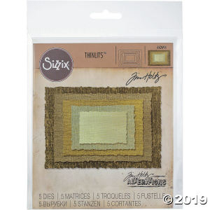 Tim Holtz® Sizzix® Thinlits Stacked Deckle Cutting Dies (1 Set(s))