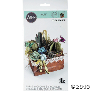 Lynda Kanase Sizzix® Thinlits 2D & 3D Succulent Cutting Dies (1 Set(s))