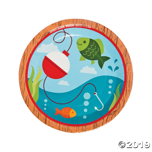 Little Fisherman Paper Dinner Plates (1 Set(s))