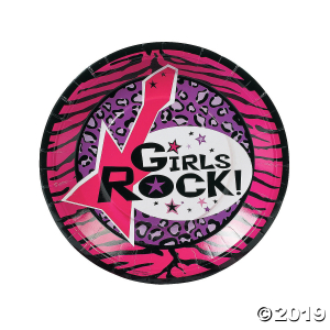 Rock Star Diva Paper Dinner Plates (8 Piece(s))