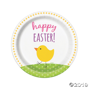 Cute Easter Dinner Paper Plates (8 Piece(s))
