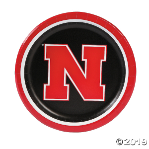 NCAA University Of Nebraska Cornhuskers Paper Dinner Plates (8 Piece(s))