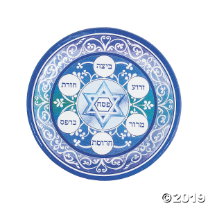 Passover Paper Dinner Plates (8 Piece(s))