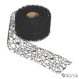 Black Webbed Ribbon (1 Roll(s))