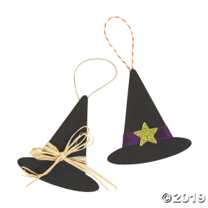 DIY Unfinished Wood Witch Hat Shapes (Per Dozen)