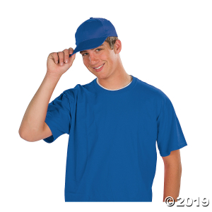 Blue Baseball Caps (Per Dozen)