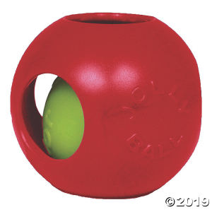 Jolly Pets-Teaser Ball - Red, 8 (1 Piece(s))