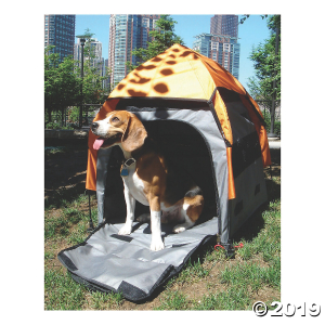 Petego UPet Portable Tent And Containment System - Medium, Orange/Charcoal (1 Piece(s))