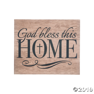 God Bless This Home Décor Sign (1 Piece(s))