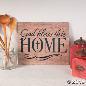 God Bless This Home Décor Sign (1 Piece(s))