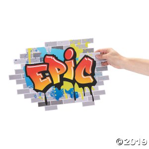 Graffiti Reading Rules Door Décor Kit (1 Piece(s))