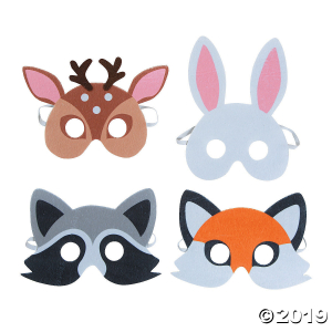 Woodland Animal Masks (Per Dozen)