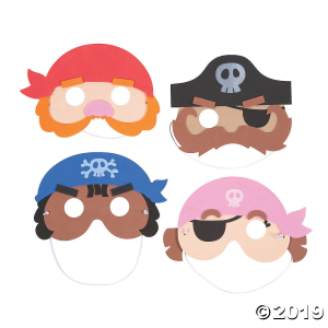 Pirate Masks (Per Dozen)