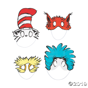 Dr. Seuss Masks (Per Dozen)