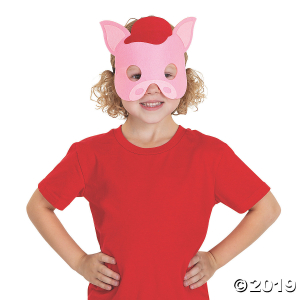 Three Little Pigs & Big Bad Wolf Masks (1 Set(s))