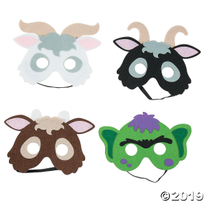 Three Billy Goats Gruff Masks (1 Set(s))