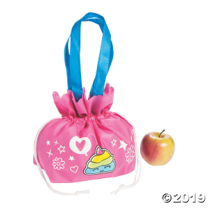 Mini Girl Squad Drawstring Pouch Tote Bags (Per Dozen)