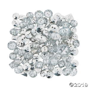 Glitzy Buttons (100 Piece(s))