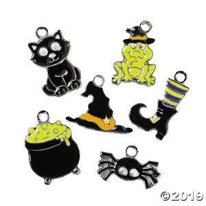 Witch Enamel Charms (Per Dozen)