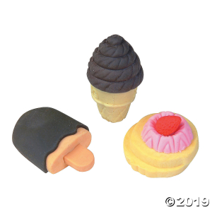 Snack Attack Scented Erasers (36 Piece(s))