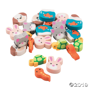 Mini Pets Erasers (144 Piece(s))