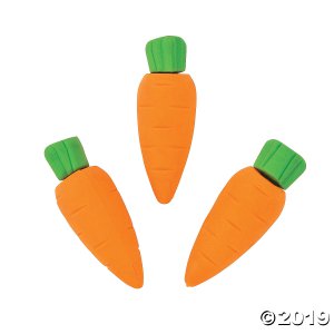 Carrot Erasers (24 Piece(s))