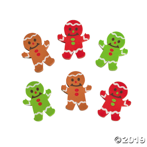 Gingerbread Erasers (72 Piece(s))
