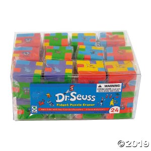 Dr. Seuss Fidget Puzzle Erasers (24 Piece(s))