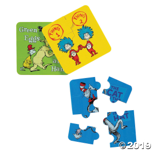 Dr. Seuss Puzzle Erasers (24 Piece(s))